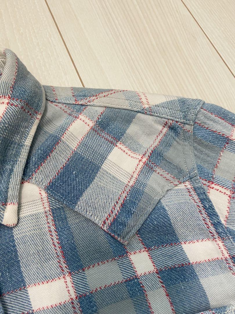 BLUE BLUE インディゴ染め INDIGO DYE ウエスタンシャツ