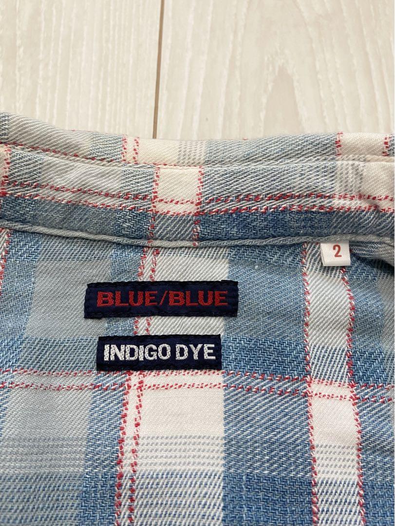 BLUE BLUE インディゴ染め INDIGO DYE ウエスタンシャツ
