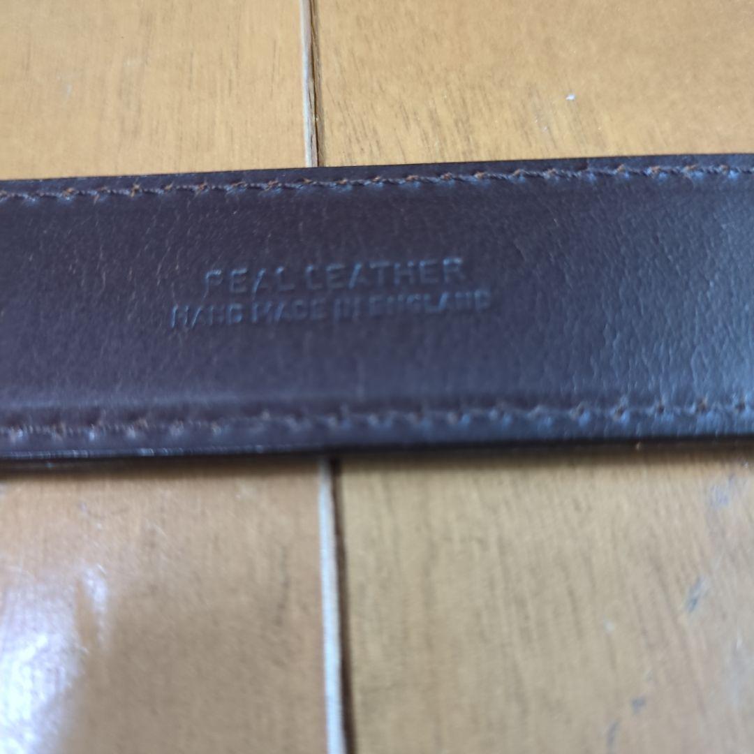 Whitehouse Cox ベルト　ダークブラウン　30インチ/79cm
