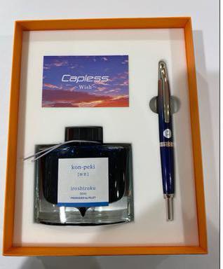 プレゼントにおすすめ PILOT キャップレス万年筆 Wish 限定品 F細字
