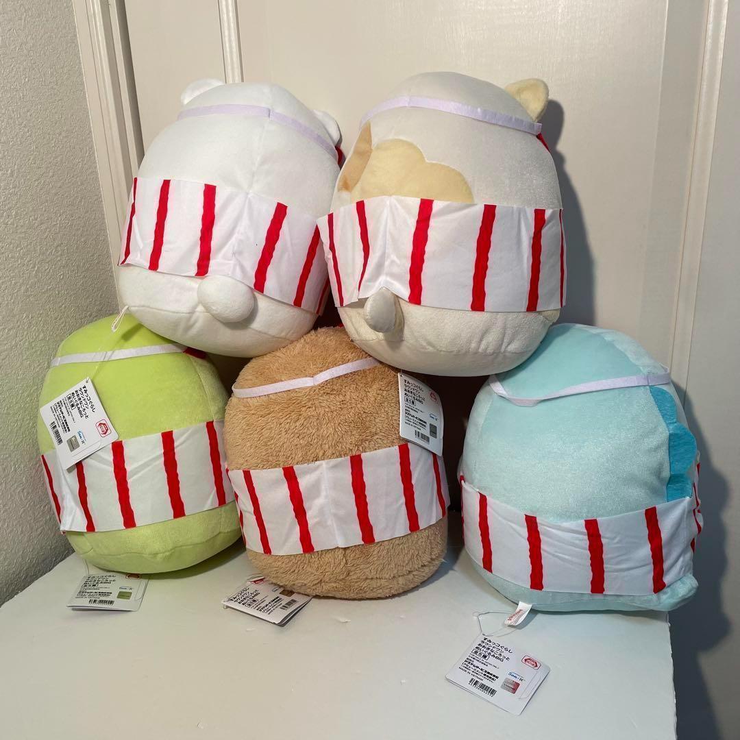 5種コンプ！　すみっこぐらし　ラウンドワン　おおきなころっとぬいぐるみBIG 5種コンプ！ すみっこぐらし ラウンドワン おおきなころっと