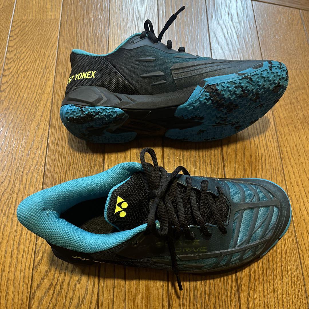 YONEX SHB-DL3 バドミントンシューズ 黒/青
