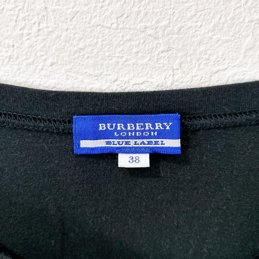 BURBERRY BLUE LABEL ブラック Tシャツ 38 Burberry London Blue Label T-shirt size 38 from Japan | eBay