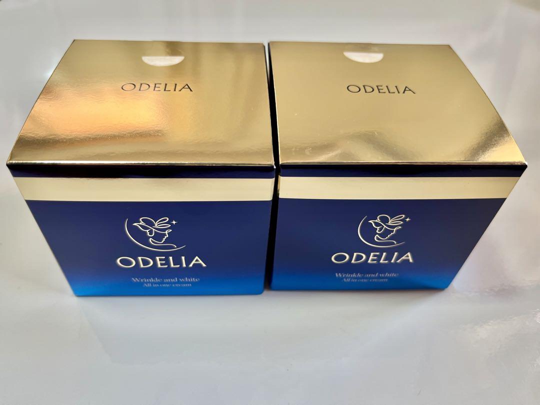 【新品未開封】ODELIA リンクル&ホワイト　AIOクリーム　2個+スパチュラ