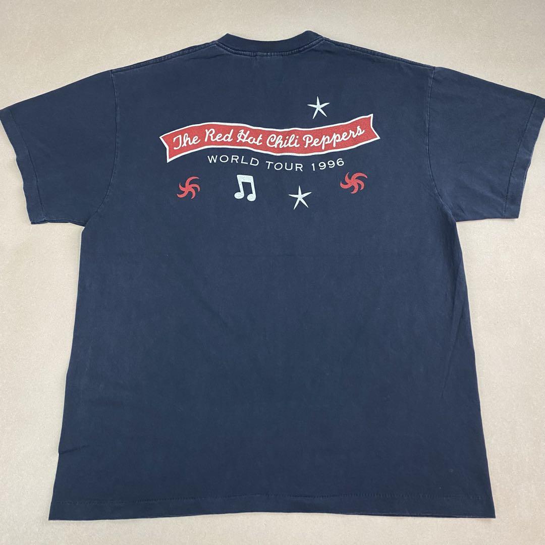 レッドホットチリペッパーズ Tシャツ WORLD TOUR 1996 炭黒