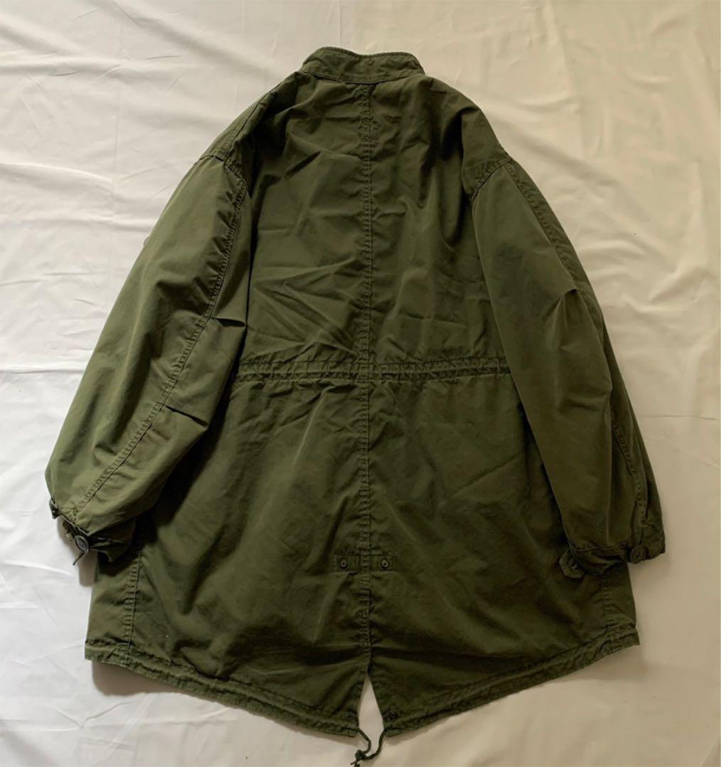 希少 アルミジップ m-65 実物 フィッシュテール 60s ライナー付き