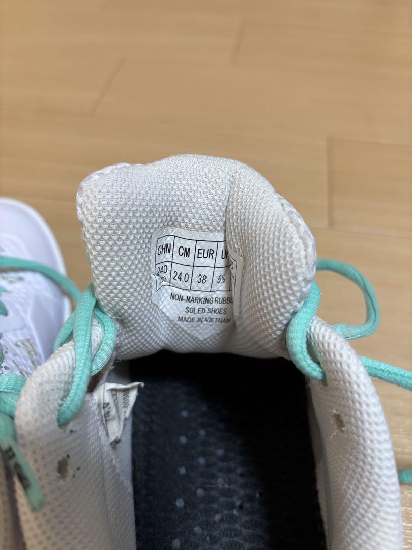 YONEX バドミントンシューズ ホワイト/ミント