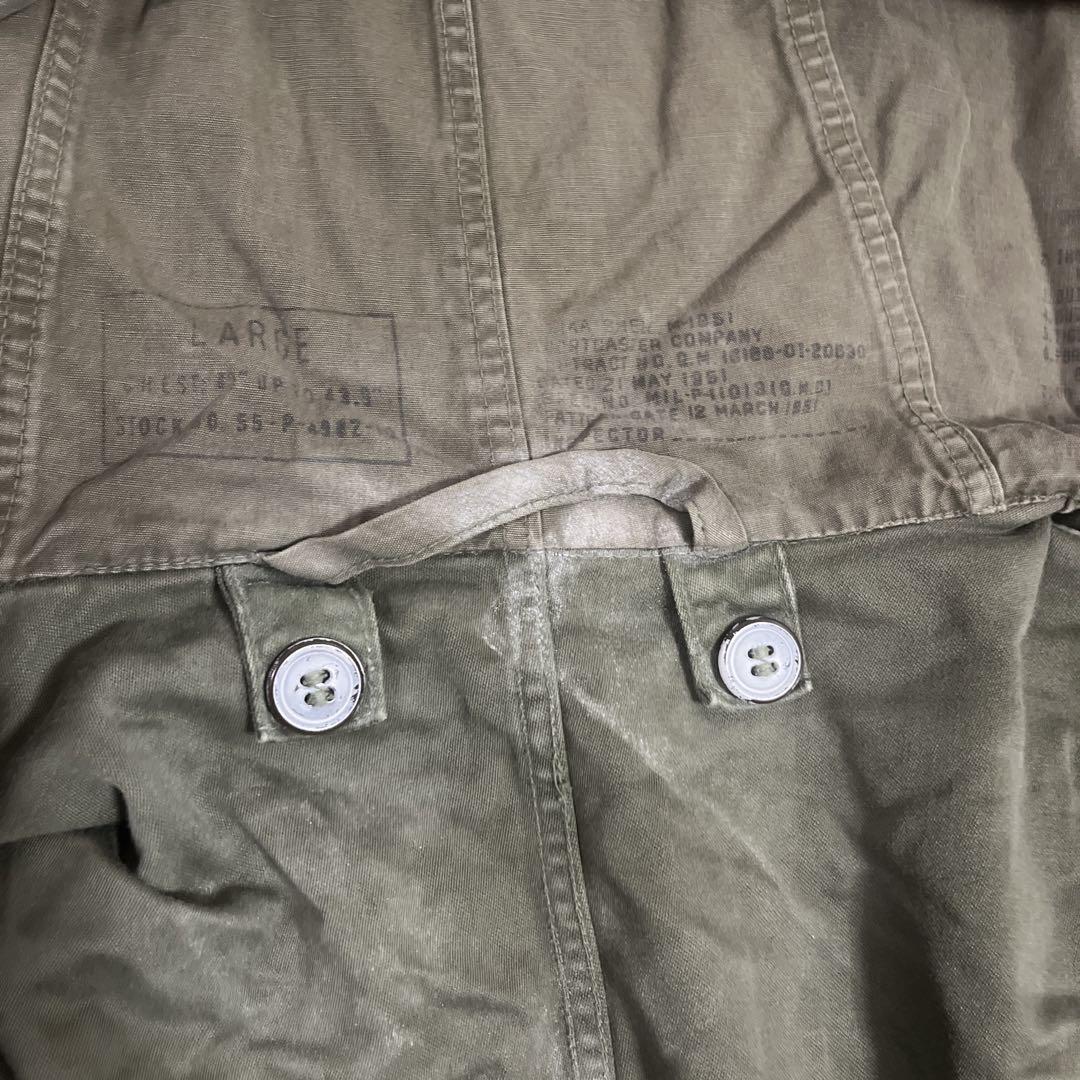 50s 米軍　実物　初期型　M51 M1951 PARKA LARGE ⑧