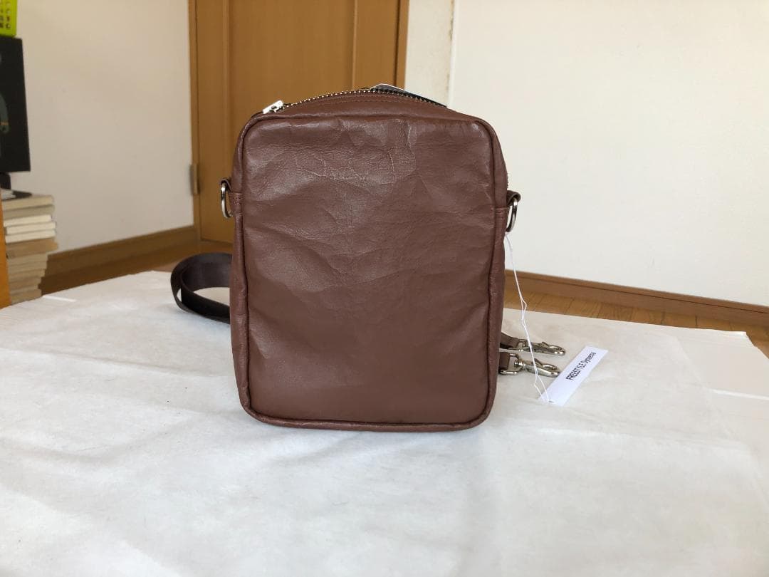 ほぼ新品 ポーター フリースタイル ダイニーマレザー ショルダー バッグ ポーチ