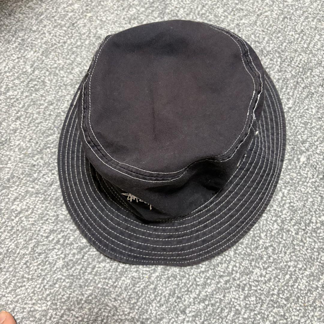90s old Stussy バケットハット ネイビー 90s old Stussy バケットハット ネイビー - メルカリ