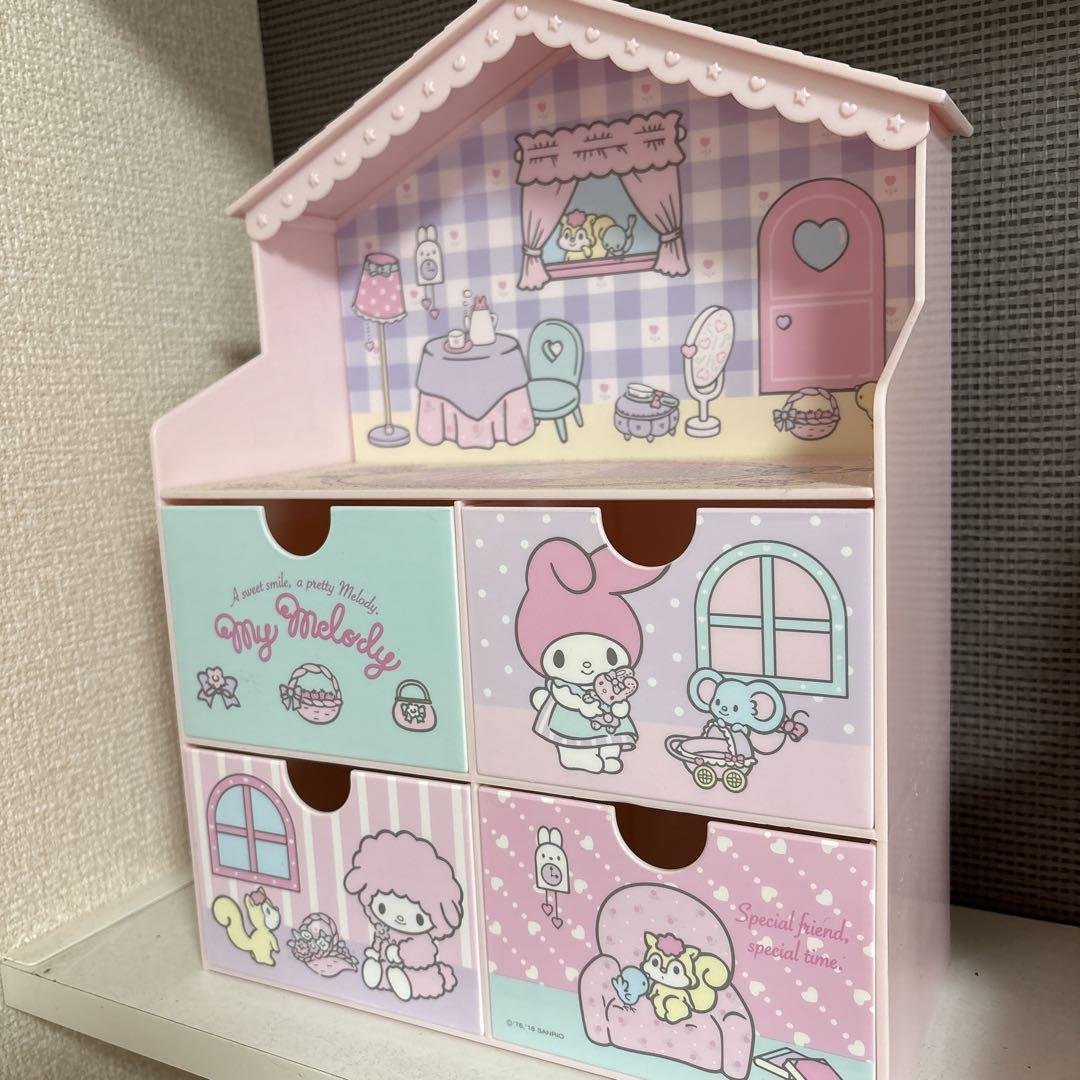 マイメロ 飾り棚付きおうちチェスト　レア