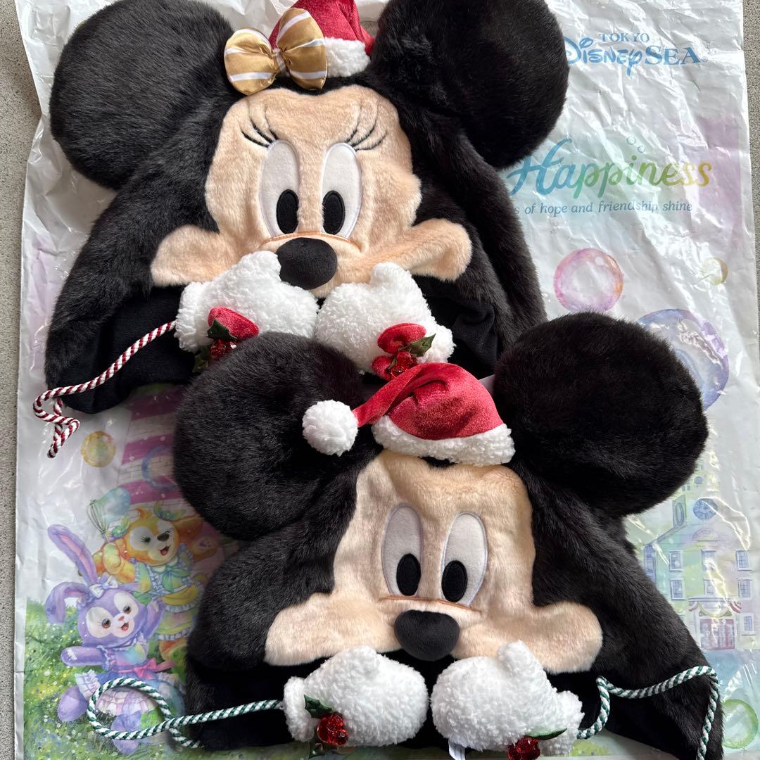 ディズニー ランド シー ファンキャップ クリスマス ミッキー ミニー
