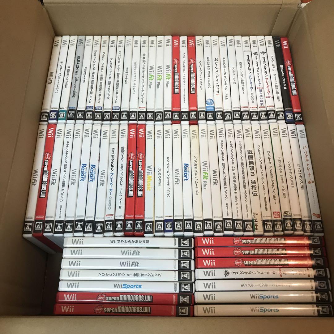 wii wiiu ps4 ソフト　まとめ売り　112個セットWii