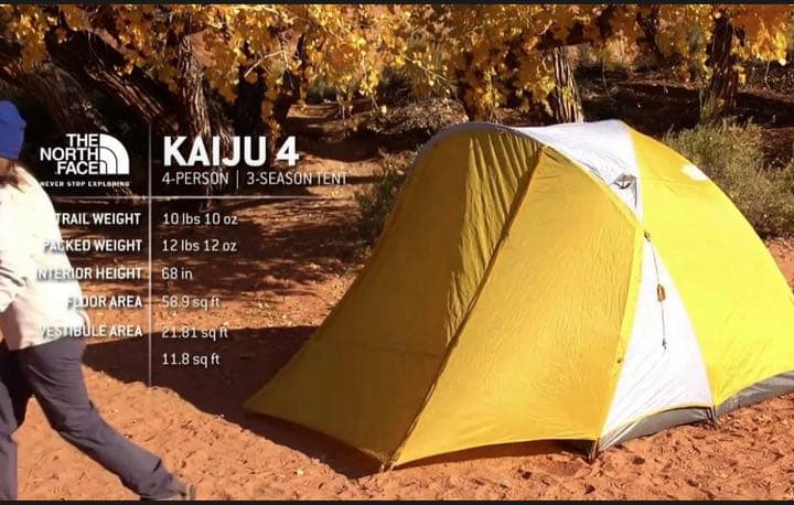 ノースフェイス テント The NorthFace Kaiju 4 テント