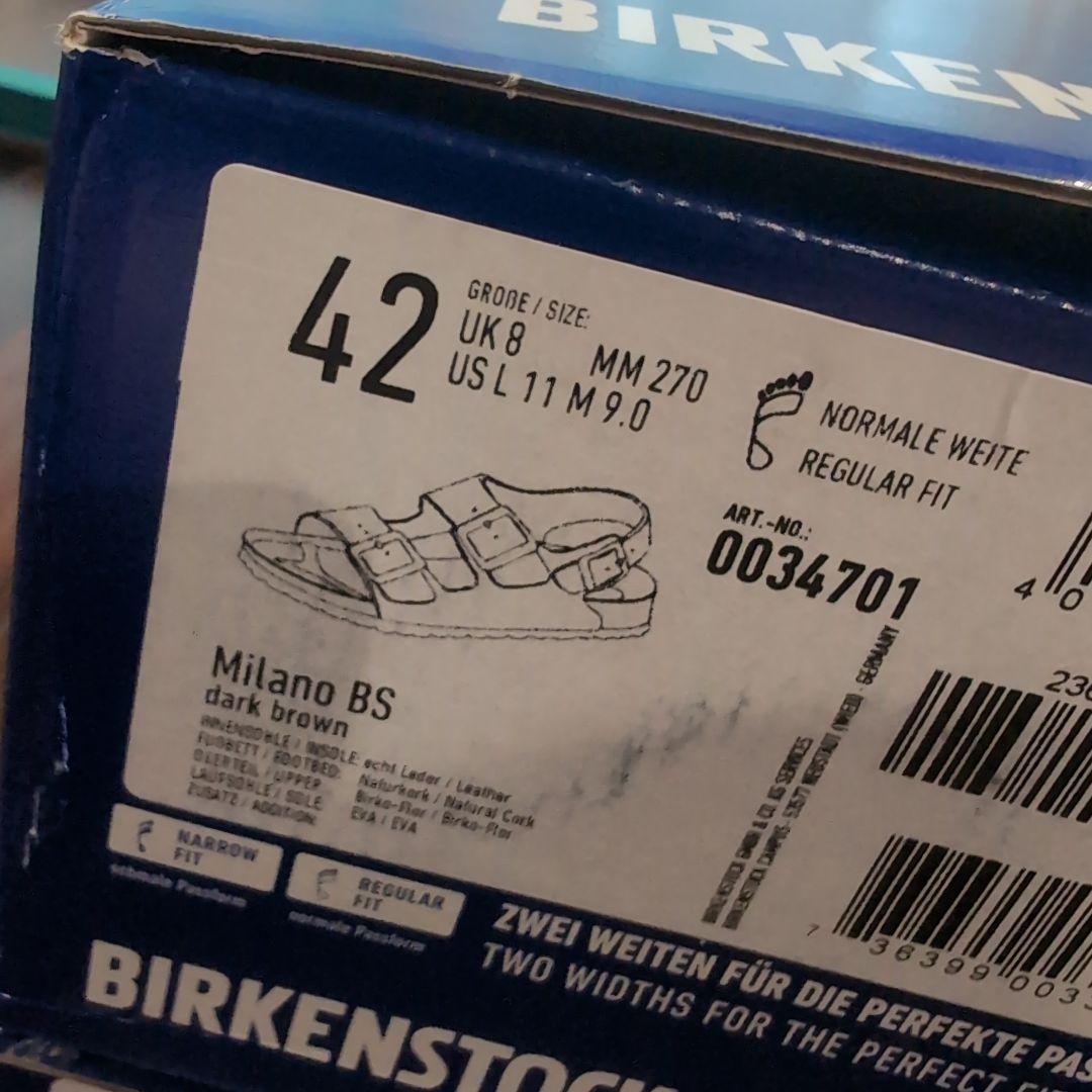 BIRKENSTOCK ブラウン サンダル 42