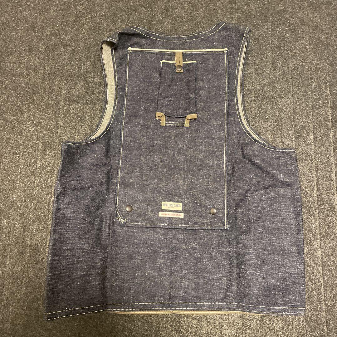 トップス HELLER'S CAFE  HUNTING VEST Indigo Denim
