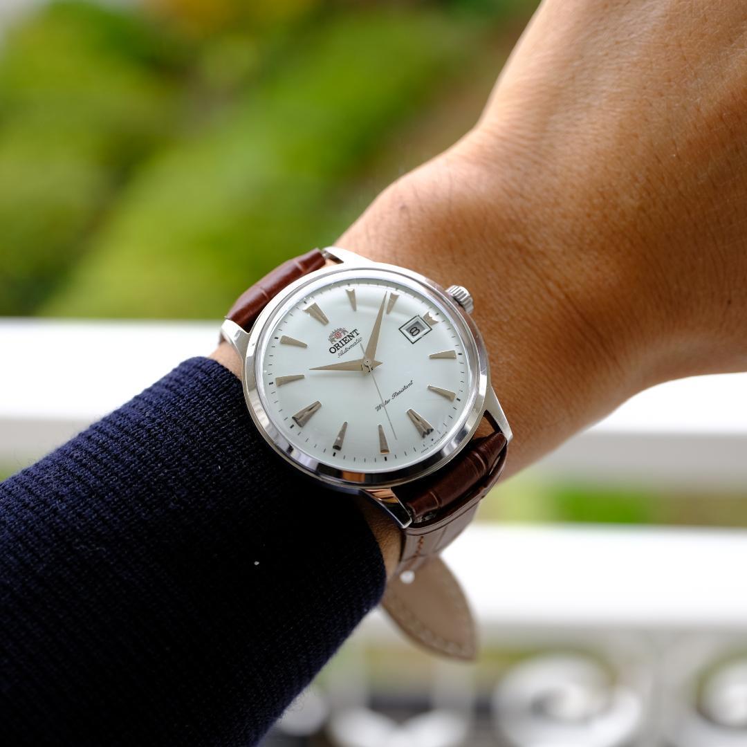 オリエント 自動巻き 腕時計 シルバー オリエント 自動巻き 腕時計 シルバー