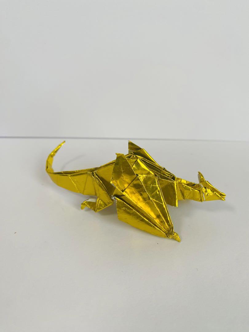 折り紙 黄金の昇り龍(ORIGAMI/GOLDEN RISING DRAGON) - メルカリ