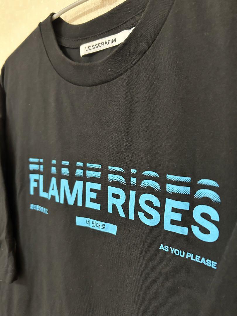 LE SSERAFIM FLAME RISES ツアーTシャツ XL