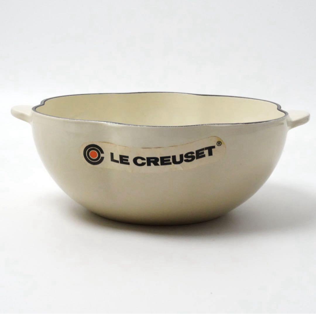 【新品】LE CREUSET　ガーリック ココット デューン　22cm