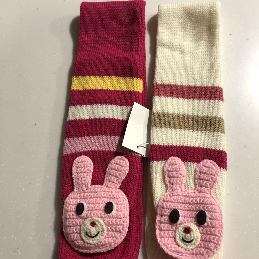 確認用☆ニット帽子☆マフラー☆うさこちゃん☆新品タグ付き 確認用☆ニット帽子☆マフラー☆うさこちゃん☆新品タグ付き