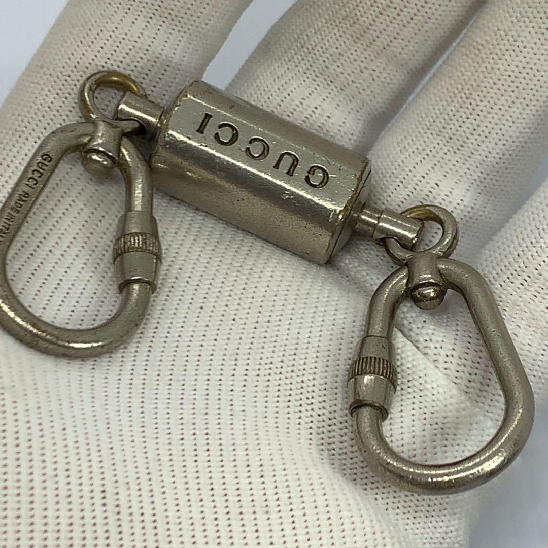 GUCCI ダブル キーホルダー カラビナ #108044