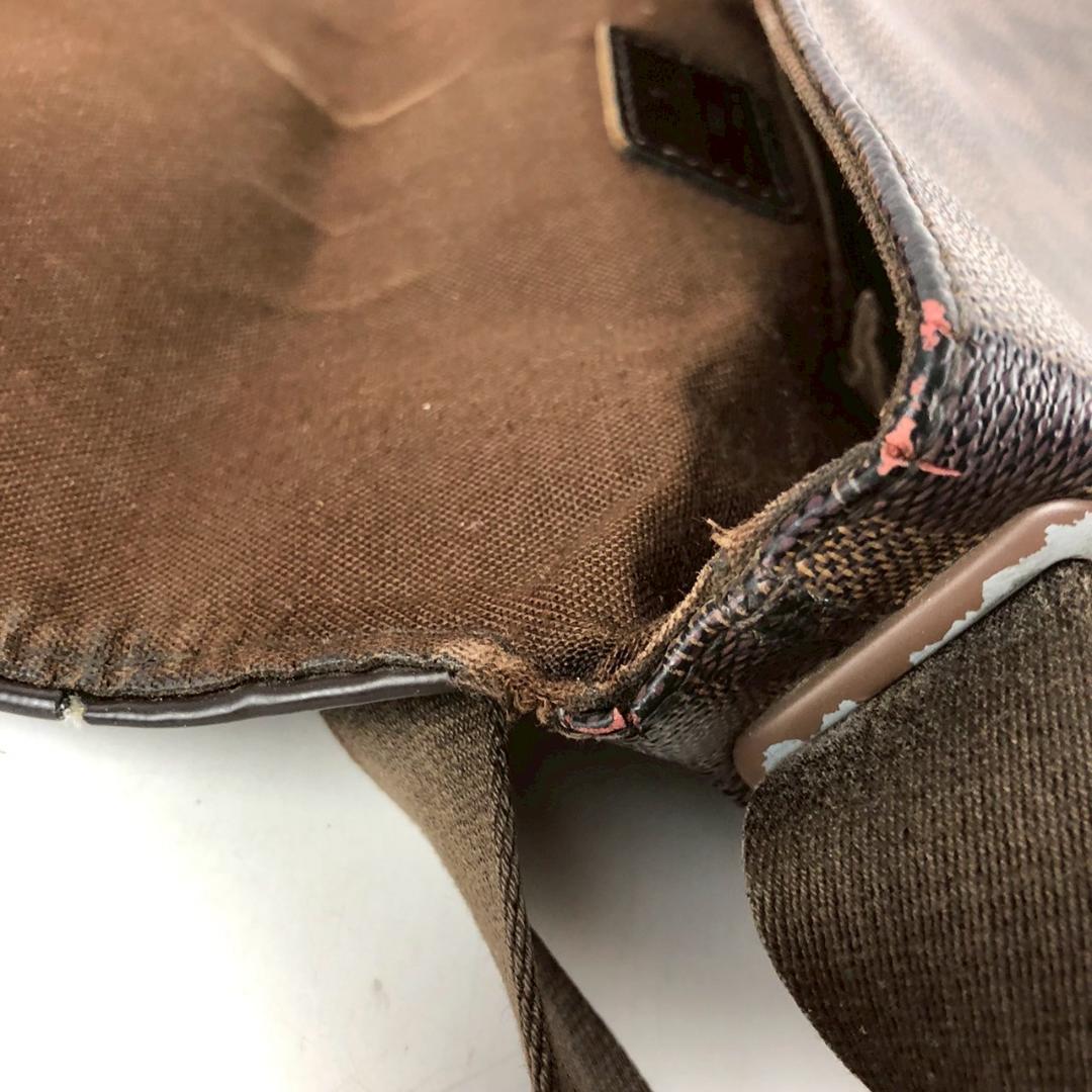 LOUIS VUITTON ダミエ・エベヌ ブルックリン MM ショルダーバッグ
