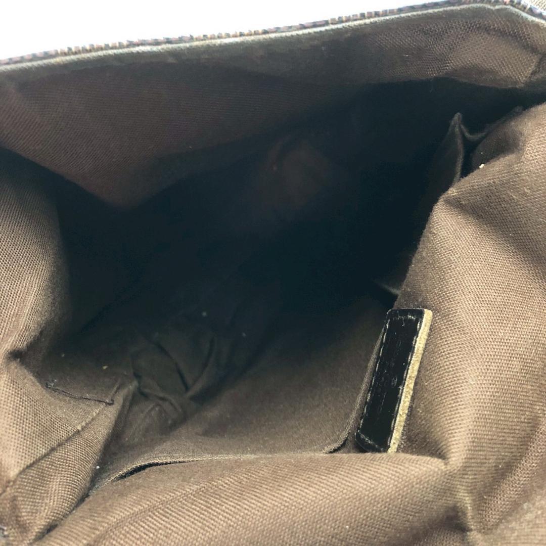 LOUIS VUITTON ダミエ・エベヌ ブルックリン MM ショルダーバッグ