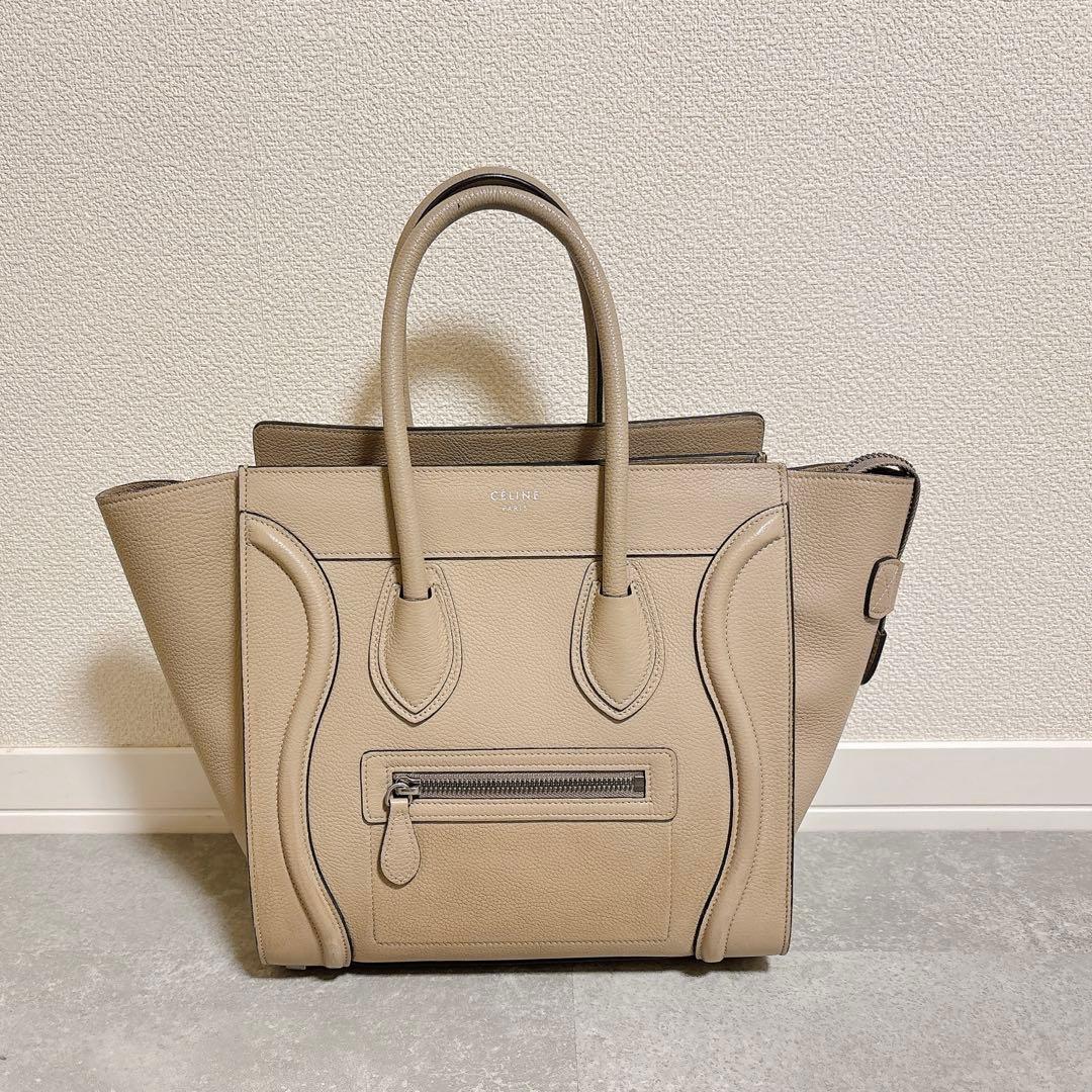 セリーヌ　ラゲージ　マイクロ　ベージュ（2020年）