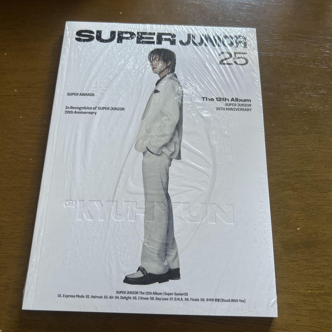 キュヒョン①)superjunior 25特典トレカ+アルバム新品未開封