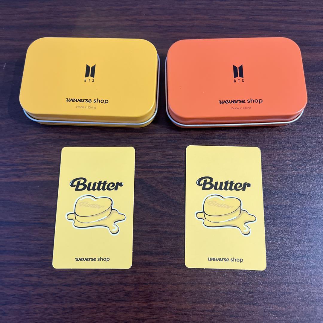 アテッサ新作モデル BTS Butter Weverse 特典 缶付きジミントレカ K-POP・アジア