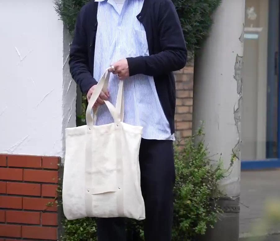 【美品】SLOW スロウ トートバックsafilin herringbone