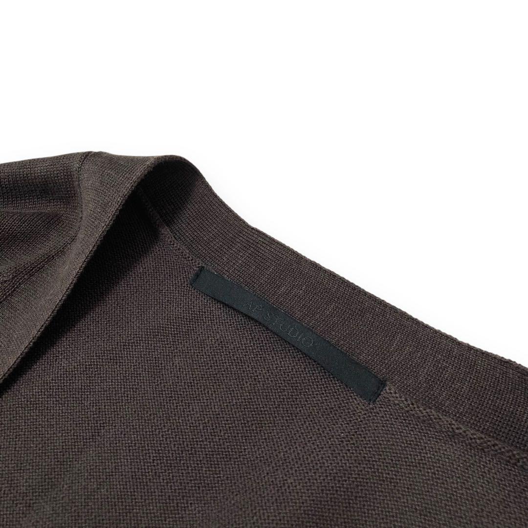 美品 3万 AP STUDIO シルク混 ロングカーディガン F ラクラス