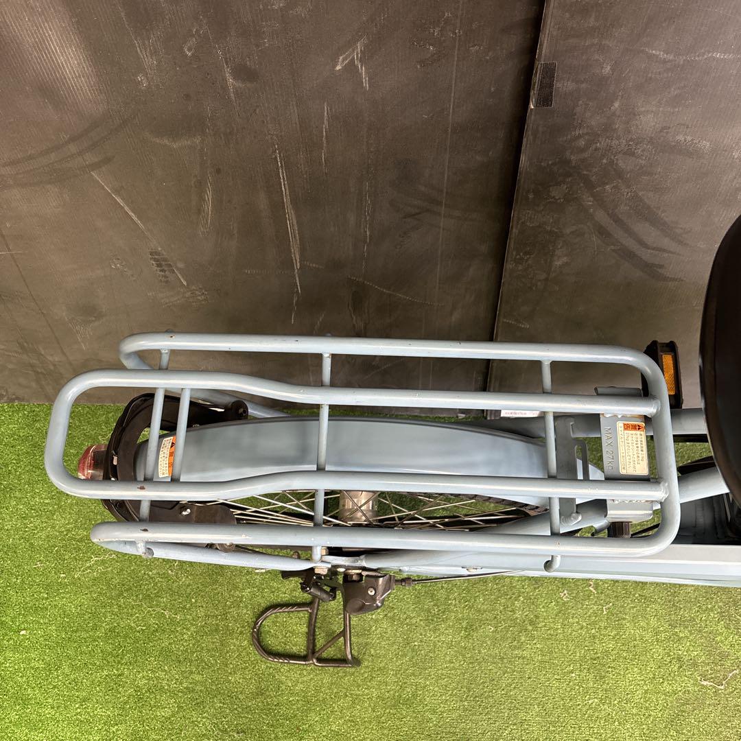 電動自転車 YAMAHA PAS Babby 水色 3人乗り対応 E