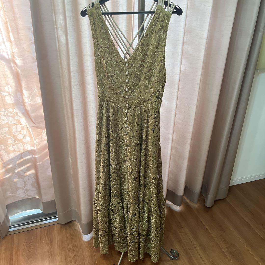 未使用★Ameri★ MEDI BACK CROSS DRESS★オケージョン★ Ameri VINTAGE - AMERI MEDI BACK CROSS DRESSの通販 by セール
