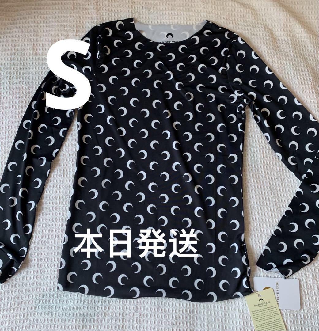 【人気】Marine Serre マリーンセル ムーン トップス M/BLACK
