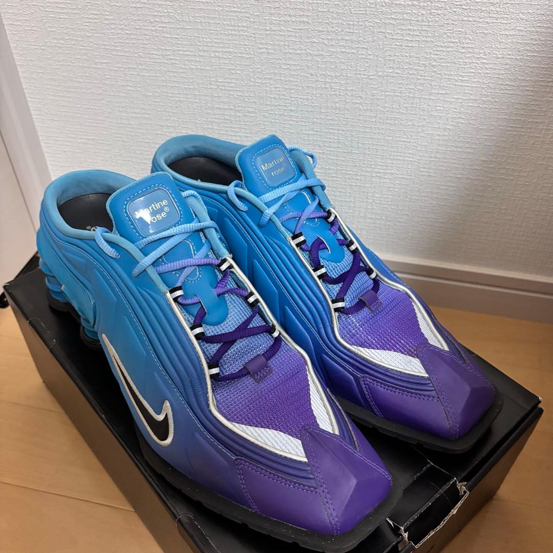 靴 NIKE Shox Martine Rose SCUBA BLUE 28.5cm