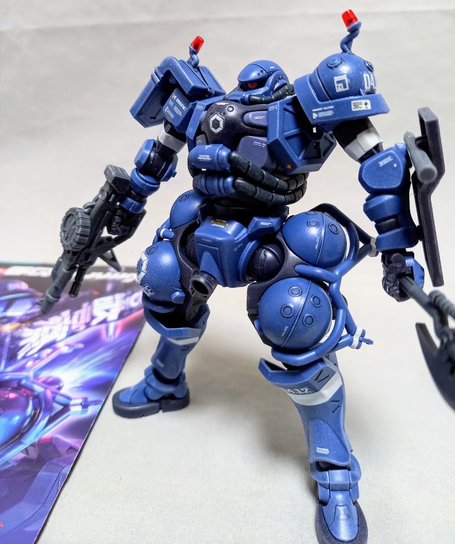 完成品 HG 1/144 軍警ザク 組立て済み ジャンク ジークアクス