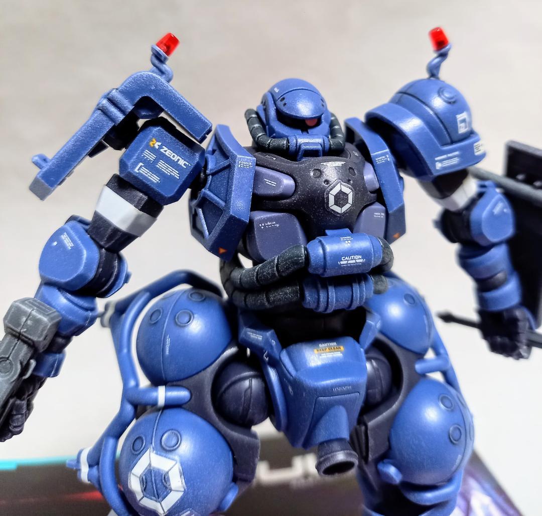 完成品 HG 1/144 軍警ザク 組立て済み ジャンク ジークアクス