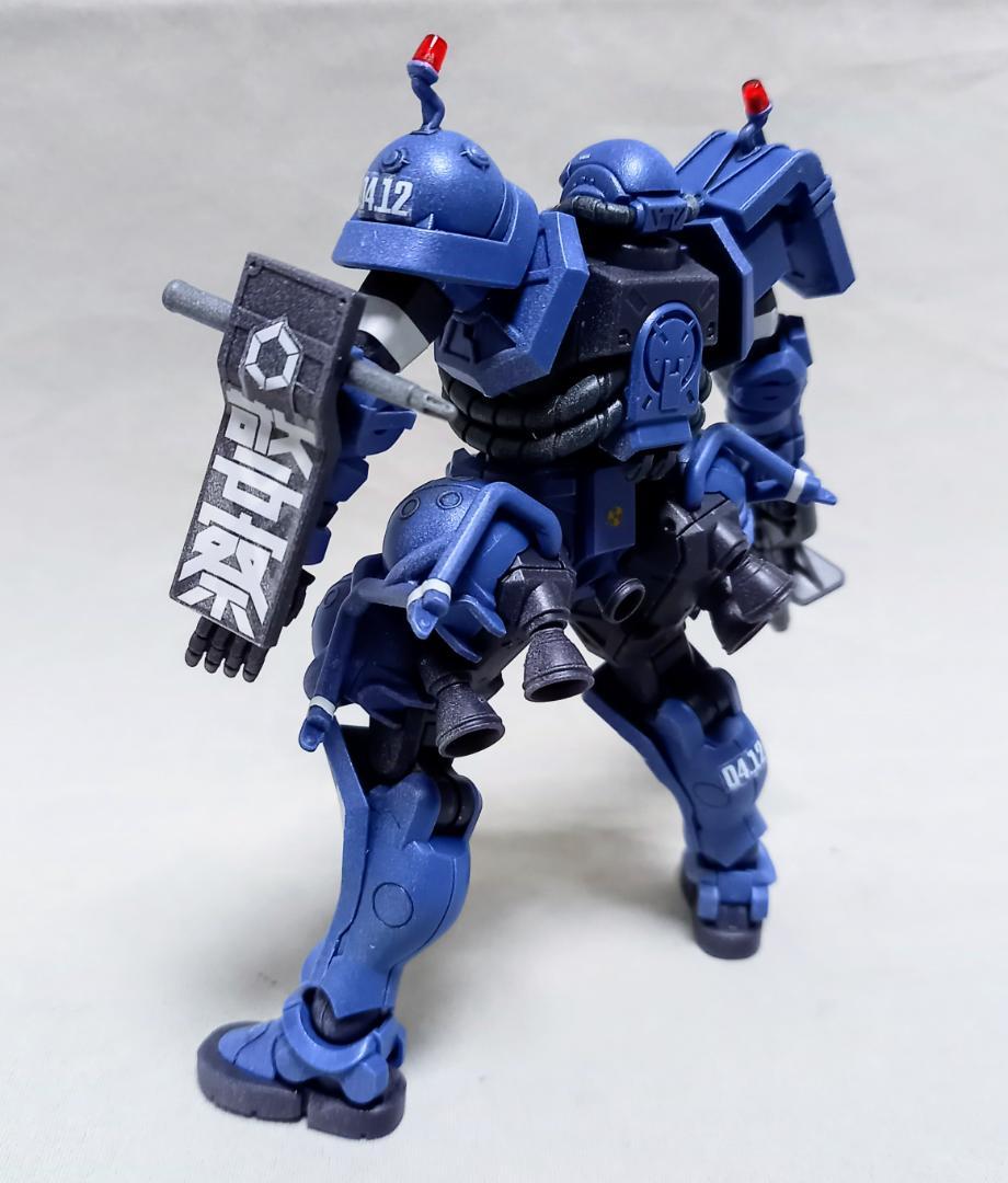 完成品 HG 1/144 軍警ザク 組立て済み ジャンク ジークアクス