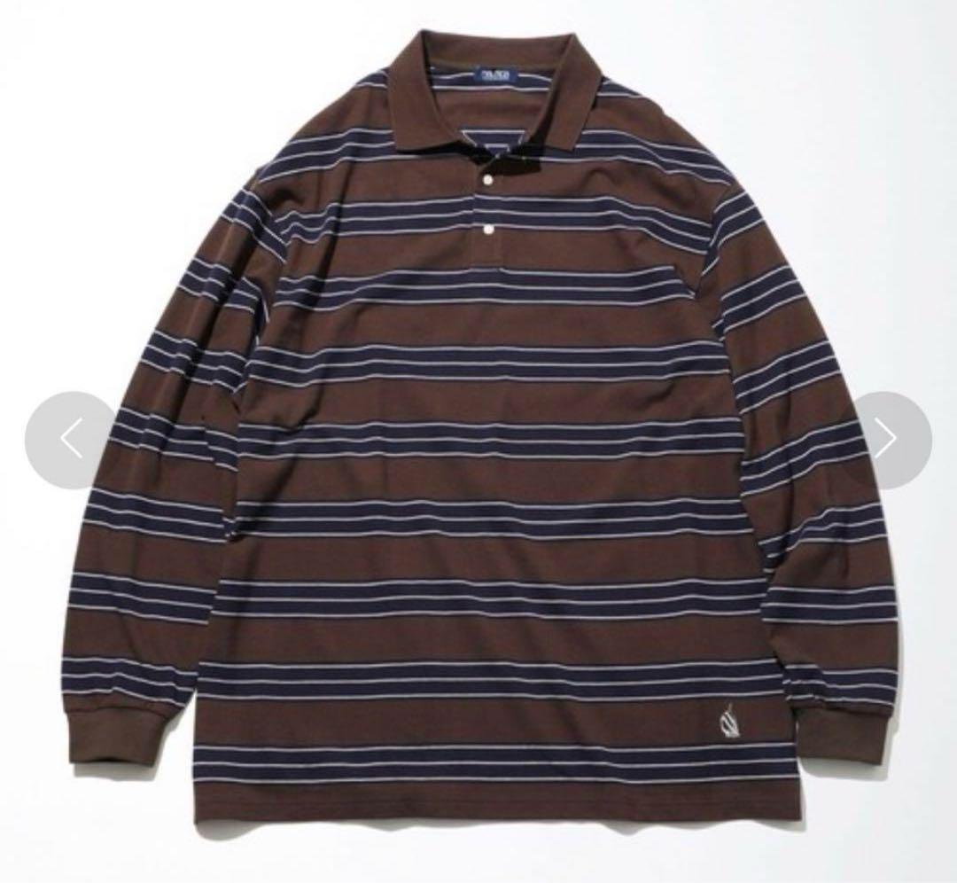 NAUTICAノーティカ Multi Border L/S Polo Shirt