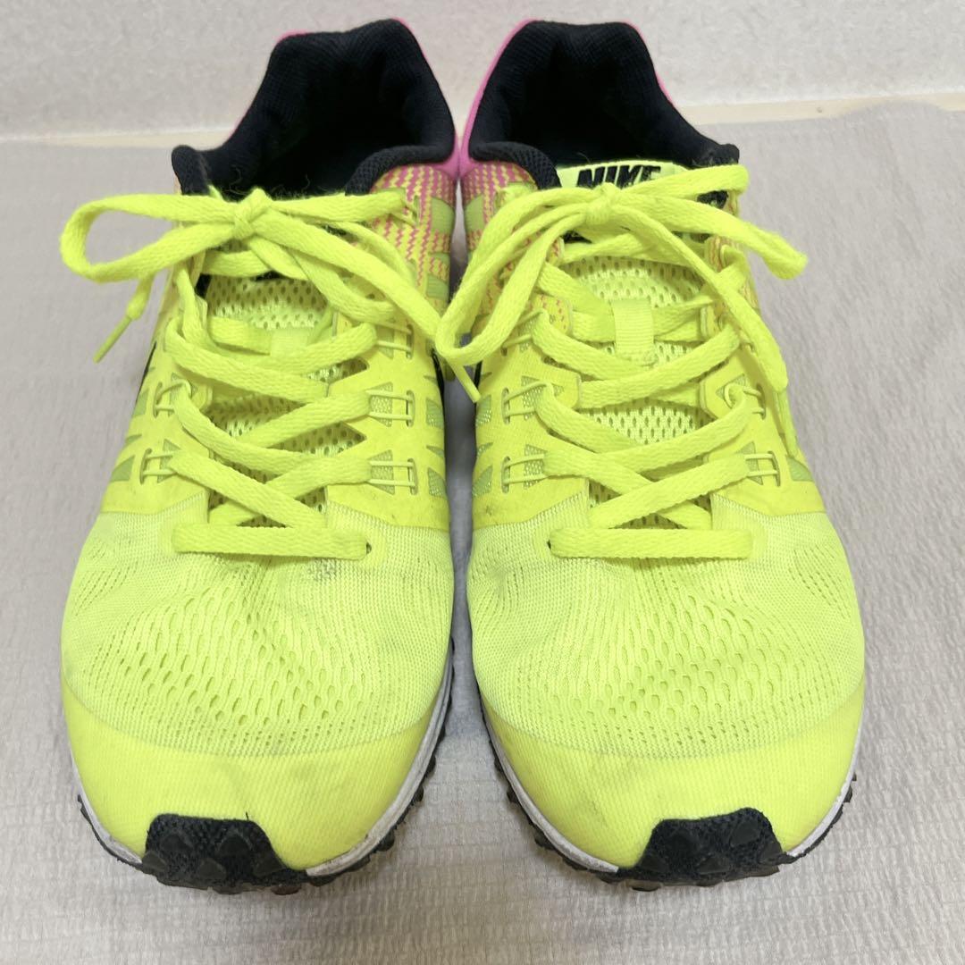 【NIKE】 ナイキ ZOOM ズーム 陸上シューズ バイカラー イエロ×ピンク