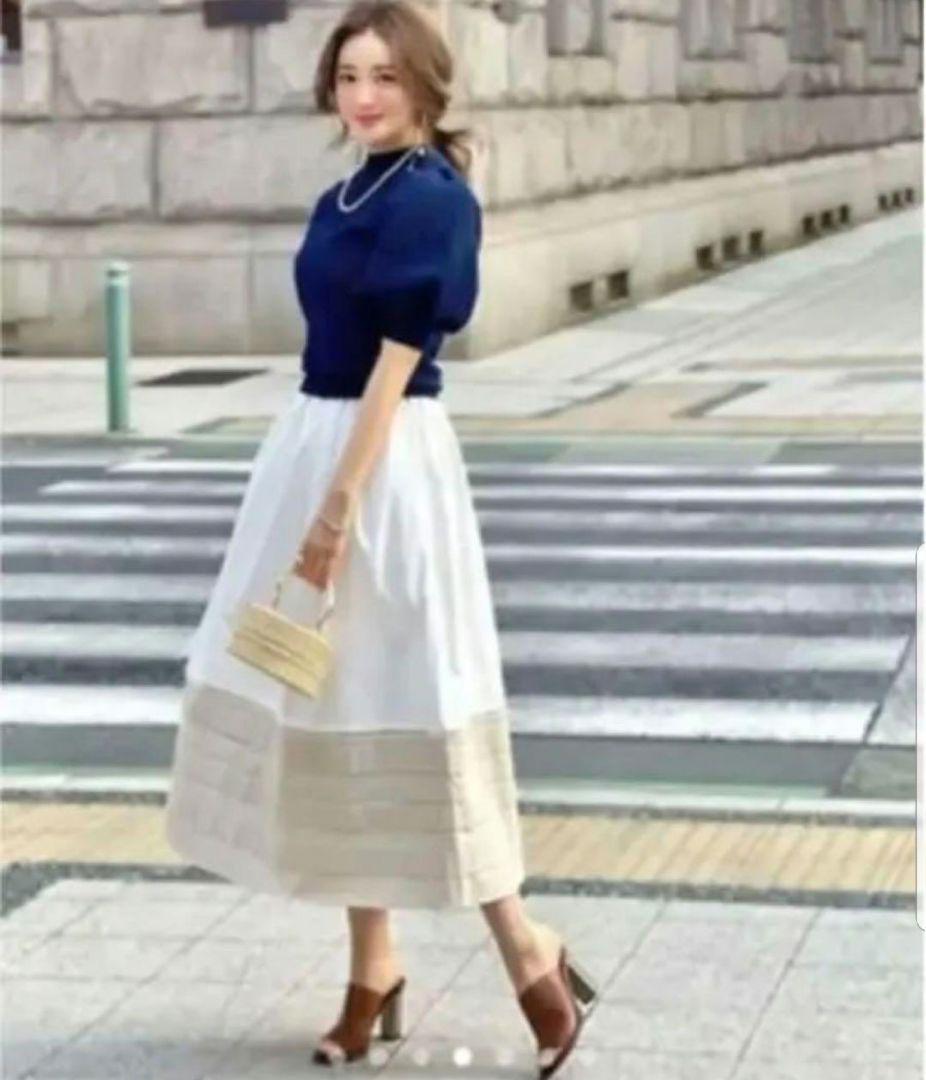 円高還元 アップルパイ HYEON ニット メルカリ - ネイビー トップス