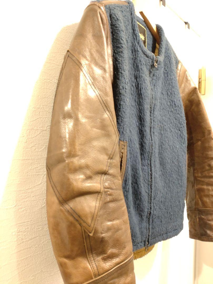 sasquatchfabrixサスクワァッチファブリックス★レザー切替ライダース