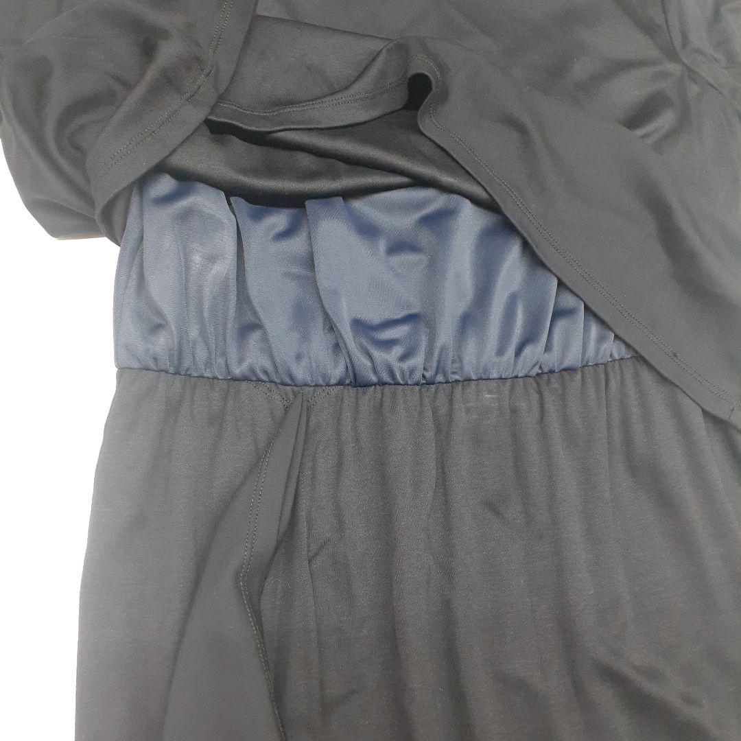 値下げ 23区 Vingt Trois アシンメトリー 半袖ワンピース