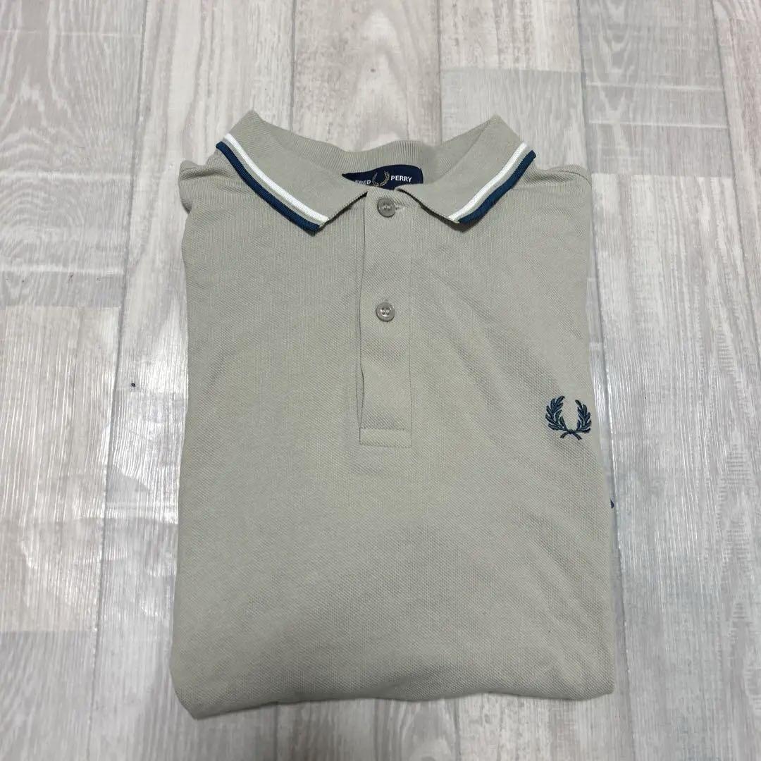Fred Perry ベージュ ポロシャツ 半袖