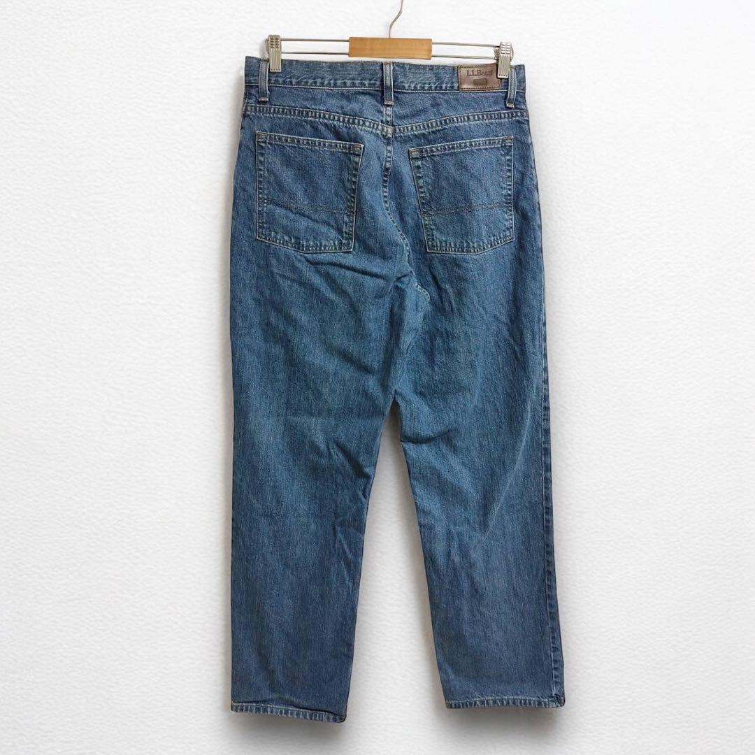 mt33525 エルエルビーン　ストレートデニムパンツ　ジーンズ　W33×L32