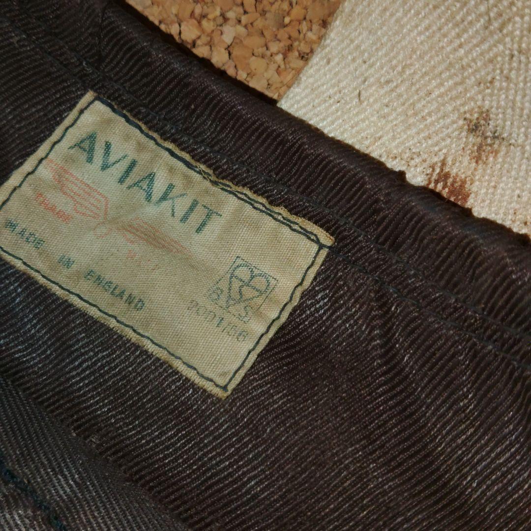 【AVIAKIT】ヴィンテージ　ルイスレザー　 英国　ロッカーズ　希少