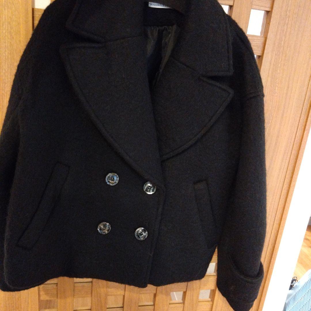 WILLSELECTION ブラックショートコート