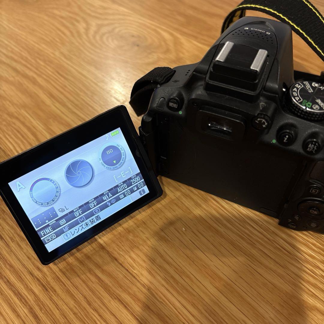 Nikon D5300 単焦点レンズ、通常レンズの2個付き